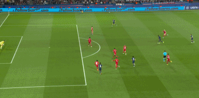 欧冠14决赛首回合巴黎圣日耳曼2-0利物浦 杜埃克