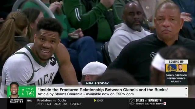 雄鹿队内矛盾升级 Rivers与字母哥冲突引交易传闻